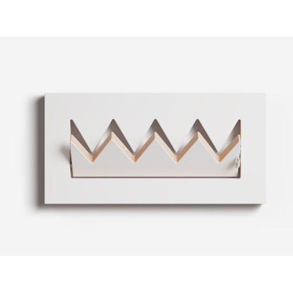 Вешалка для детей AMBIVALENZ FLPPS CROWNHNG 40x20-1 - WHITE