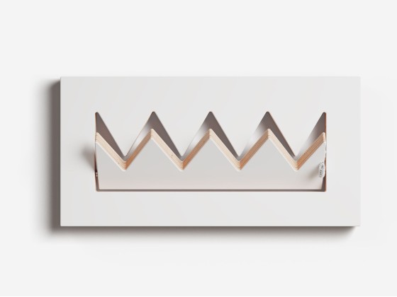 Вешалка для детей AMBIVALENZ FLPPS CROWNHNG 40x20-1 - WHITE