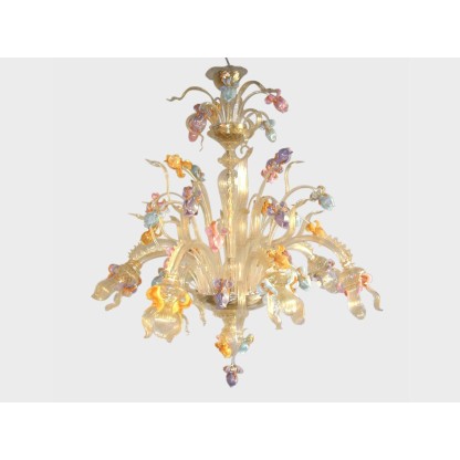 Подвесные светильники Sogni Di Cristallo VAN GOGH IRIS GOLD