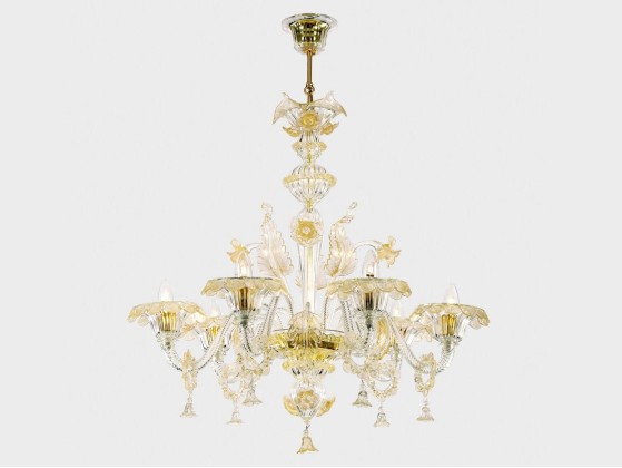 Подвесные светильники Sogni Di Cristallo DELFI D'ORO