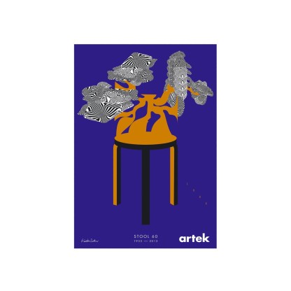 Плакат Artek STOOL 60 ANNIVERSARY POSTER