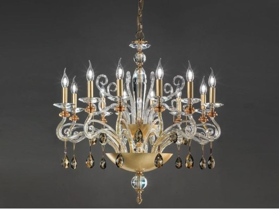 Подвесные светильники Euroluce Lampadari VENERE L12 CHIC