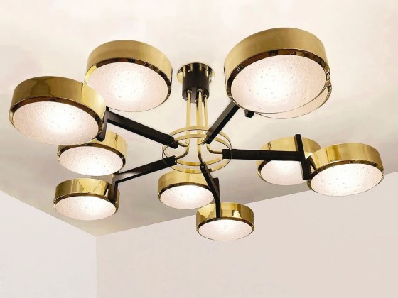 Потолочные светильники GASPARE ASARO ECLISSI GRANDE - MURANO GLASS