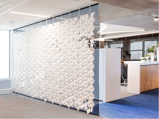 Перегородки bloomming FACET Hanging Room Divider 408x265cm