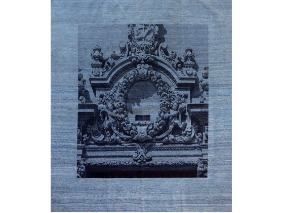 Ковер Zollanvari FRAMED SICILIAN BAROQUE ON BLUE-GREY