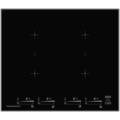 Индукционная варочная панель Kuppersbusch KI 6800.0 SF фацет
