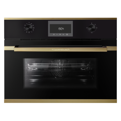 Компактный духовой шкаф с микроволнами Kuppersbusch CBM 6330.0 S4 Gold
