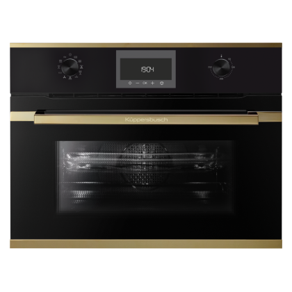 Компактный духовой шкаф с микроволнами Kuppersbusch CBM 6330.0 S4 Gold