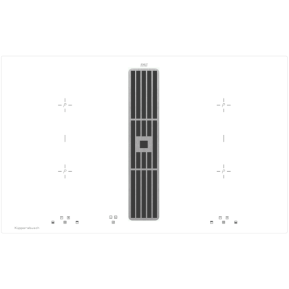 Индукционная варочная панель с вытяжкой Kuppersbusch KMI 8500.0 WR