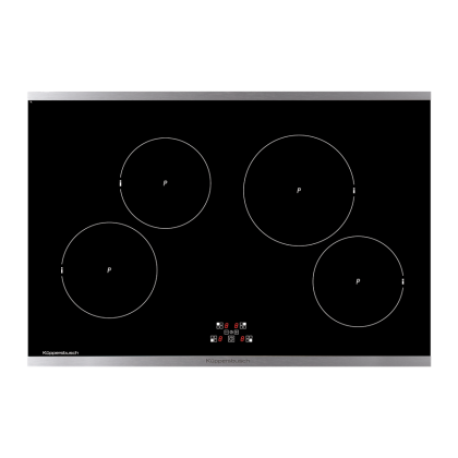 Индукционная варочная панель Kuppersbusch KI 8120.0 SE стальная рамка