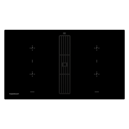 Индукционная варочная панель с вытяжкой Kuppersbusch KMI 9850.0 SR