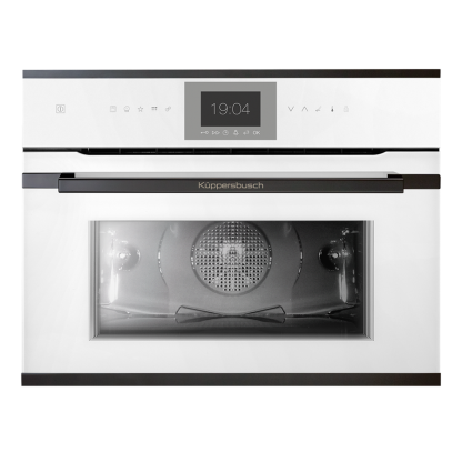 Компактный духовой шкаф с паром Kuppersbusch CBD 6550.0 W2 Black Chrome
