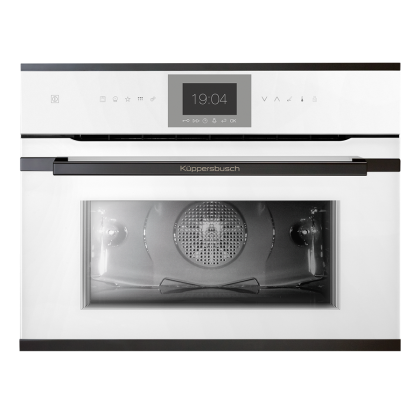 Компактный духовой шкаф с паром Kuppersbusch CBD 6550.0 W2 Black Chrome
