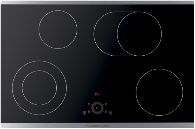 Электрическая варочная панель Kuppersbusch KE 8330.0 SE стальная рамка