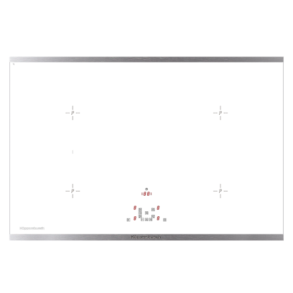 Индукционная варочная панель Kuppersbusch KI 8520.0 WE стальная рамка