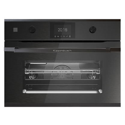 Компактный духовой шкаф с микроволнами Kuppersbusch CBM 6350.0 GPH 2 Black Chrome