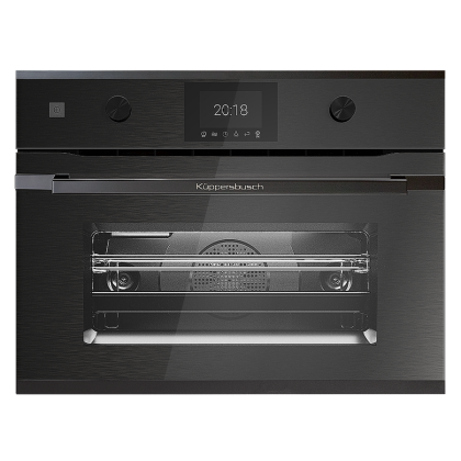 Компактный духовой шкаф с микроволнами Kuppersbusch CBM 6350.0 GPH 2 Black Chrome