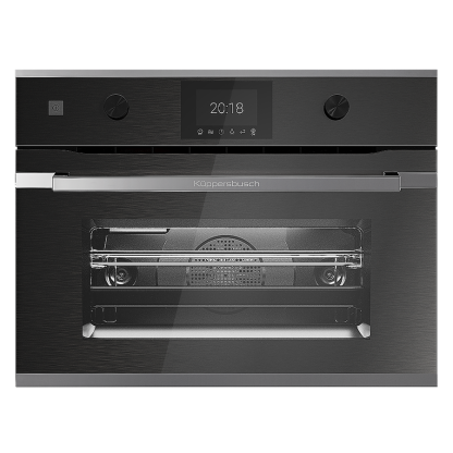 Компактный духовой шкаф с микроволнами Kuppersbusch CBM 6350.0 GPH 3 Silver Chrome