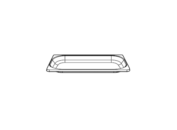 Противень для приготовления на пару GN 1/3, неперфорированный Kuppersbusch ZB 1005