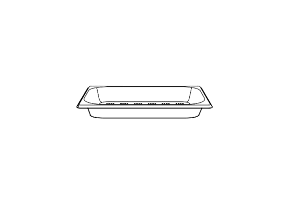 Противень для приготовления на пару GN 1/3, перфорированный Kuppersbusch GN 1304