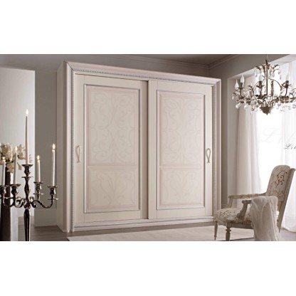 Шкаф - купе в спальню бежевого цвета Liberty