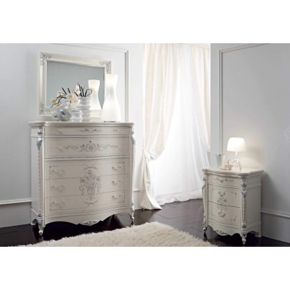 Фигурный комод с 5-мя ящиками - роспись ручной работы Armadi