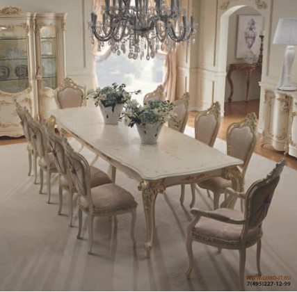 Обеденный стол и стулья AM Ghezzani Venezia 