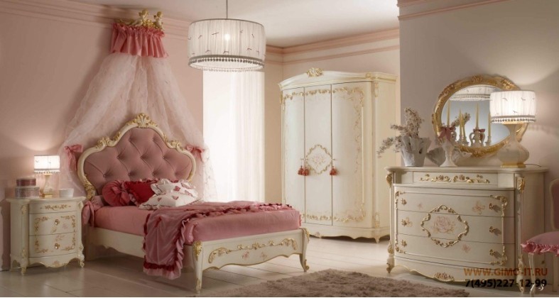 Мебель в детскую для девочки AM Ghezzani Orleans