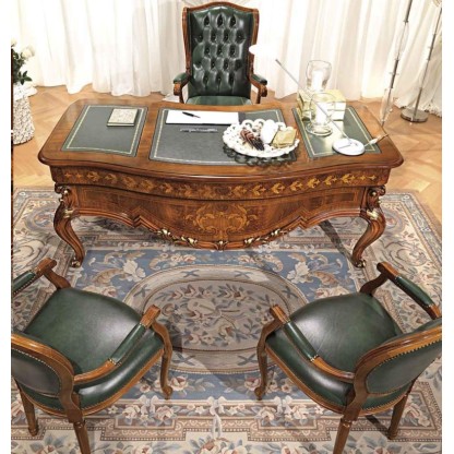 Стол руководителя - цвет орех - Италия - Napoleone AM&C