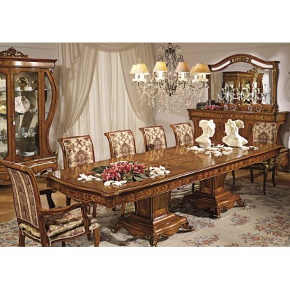 Мебель для столовой - массив дерева с резным декором Antonelli Moravio AMC