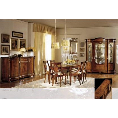 Классическая столовая цвета натурального дерева Antonelli Moravio AMC