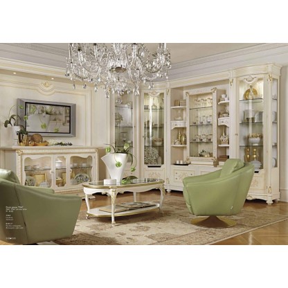 Гостиная с резным декором - цвет белый Antonelli Moravio AMC