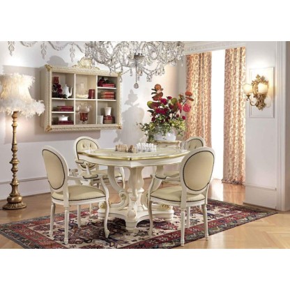 Столовый столик цвета слоновая кость Antonelli Moravio AMC