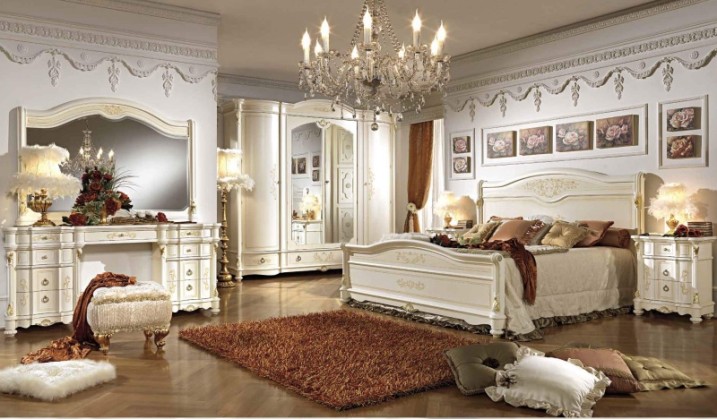 Спальный гарнитур - цвет белый Antonelli Moravio AMC