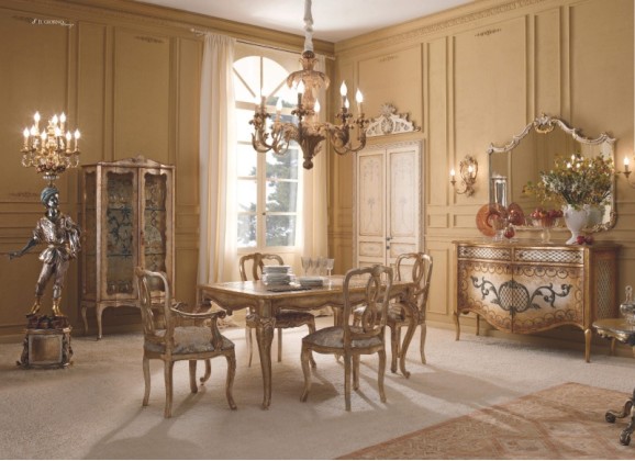 Классическая мебель для гостиной - золото - IL Giorno