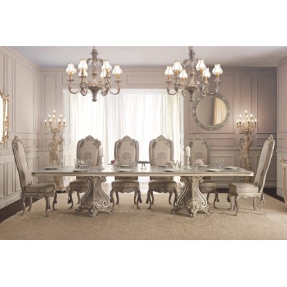 Итальянская столовая в классическом стиле с ручной резьбой Giorno