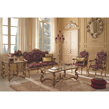 Гарнитур для гостиной с позолотой классика Giorno