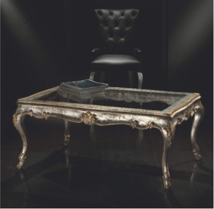 Итальянский патинированый журнальный столик Giorno