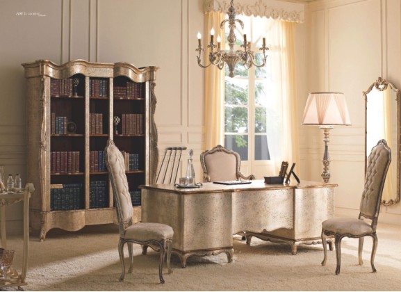 Домашняя патинированая кабинетная мебель Giorno