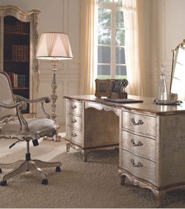 Письменный стол и вращающийся стул на роликах Giorno