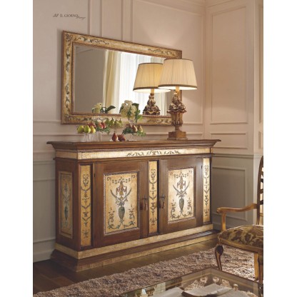 Зеркало и комод с орнаментом Giorno