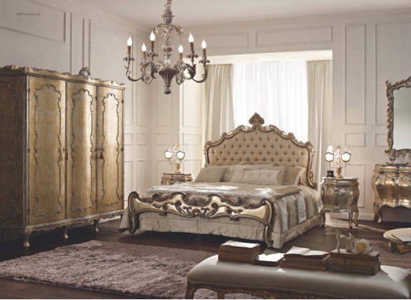 Классическая спальня - цвет золото - La Notte