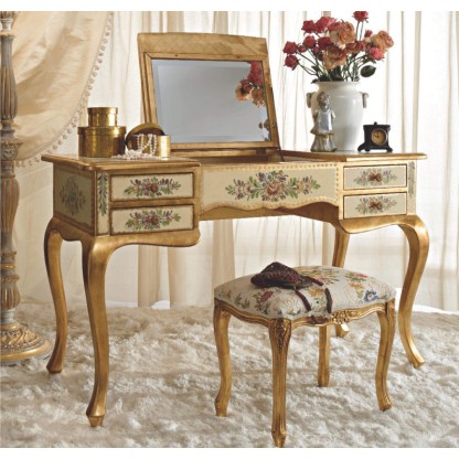 Туалетный столик с откидной крышкой и зеркалом Notte