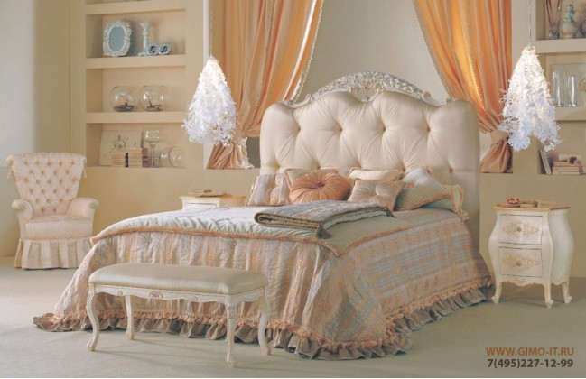 Кровать - цвет бежевый Antonelli Moravio Diana 05