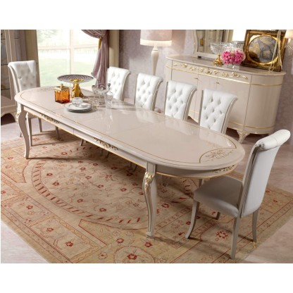 Стол со стульями Barnini Оseo Diamante