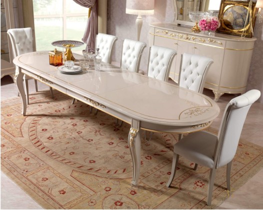 Стол со стульями Barnini Оseo Diamante