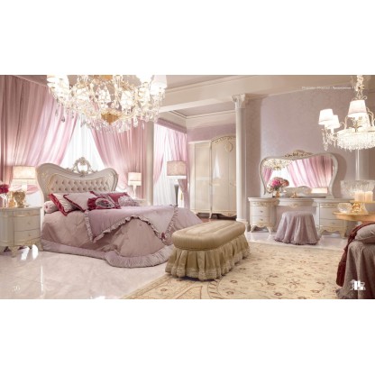 Кровать с мягким изголовьем Barnini Оseo Diamante