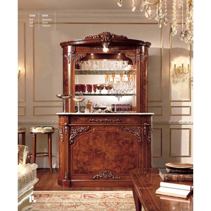 Домаший бар с резным декором ручной работы Reggenza