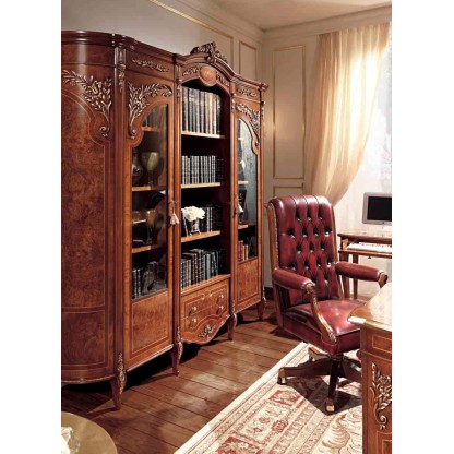 Книжный шкаф классического стиля Reggenza