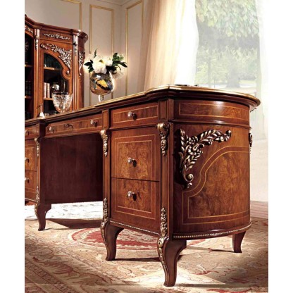 Письменный стол отделка ручная резьба Reggenza